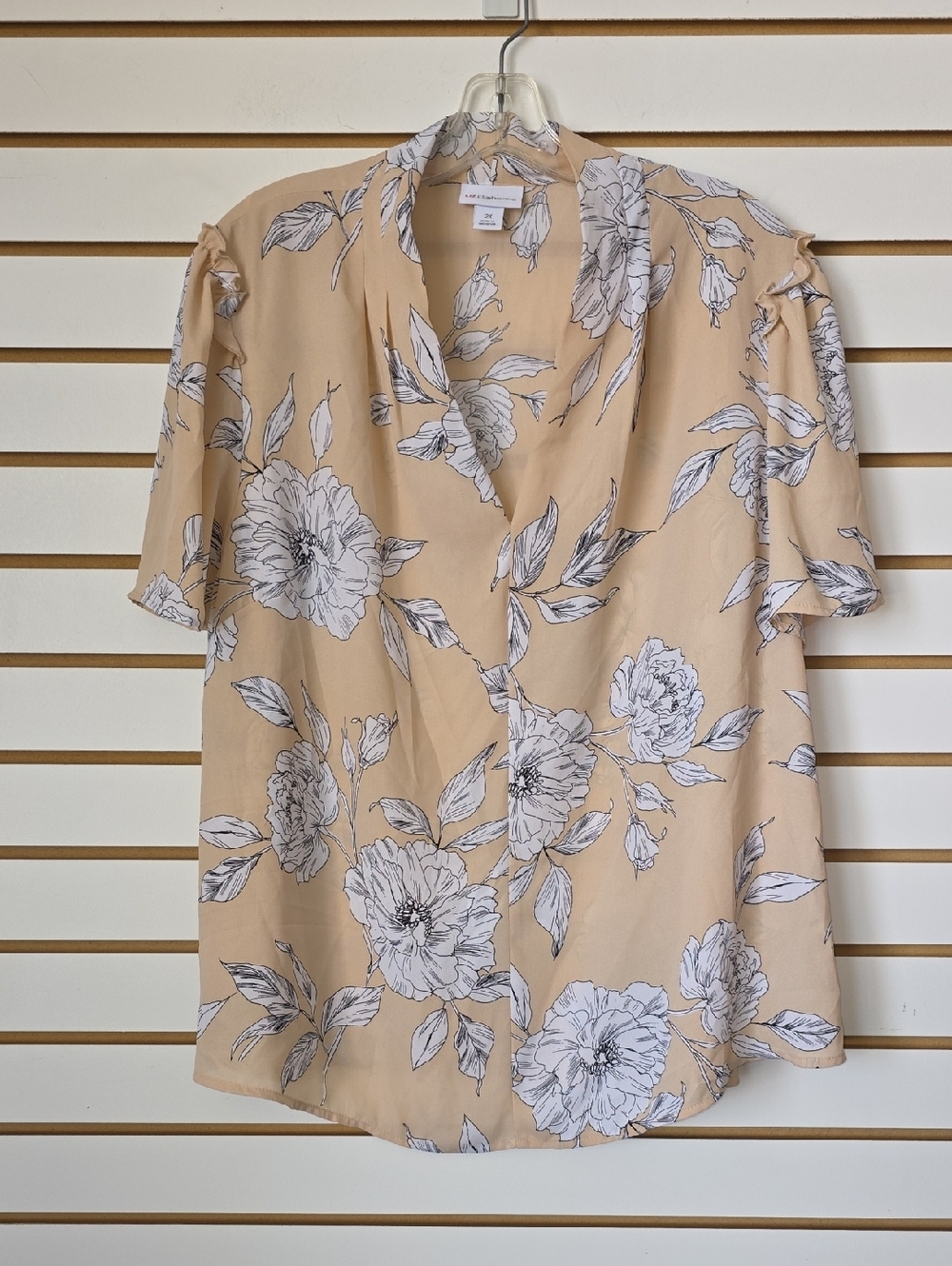 Liz Claiborne Floral Print Blouse 2x